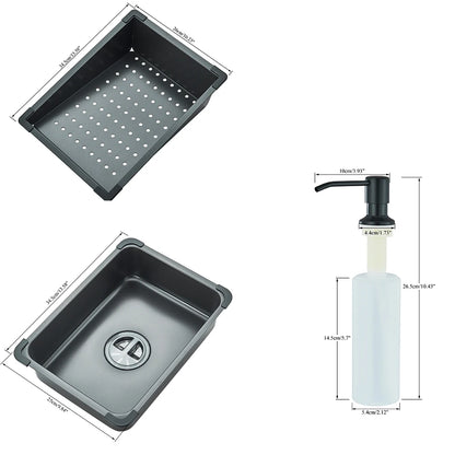 304 Stainless Steel Kitchen Waterfall Sink Digital Display Large Single Sink Dish Basin Sink With Multifunction Touch Waterfall
