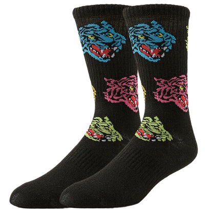 men women tube socks sport misfits skull rose designer creative novelty funny happy street style socks skateboard basketball