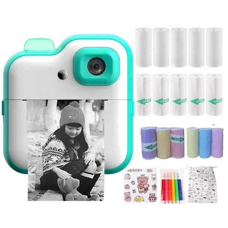 1/5 Roll High Quality Mini Pocket Printer Paper Portable Children Camera Self-Adhesive Photo Paper Home Thermal Printer Supplies