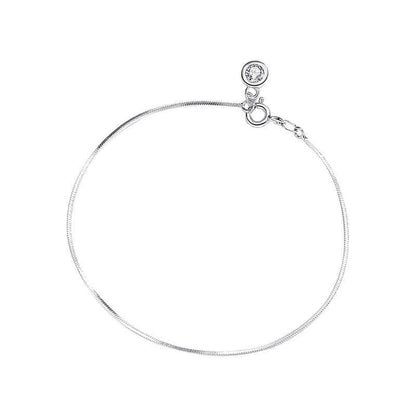 Dainty Flower Geometric Bracelet New High-End Minimalist Zircon Charm Blade Chain Women’s Bracelet Party Jewelry Gift