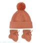 U13F Cosy Hand Crochet Baby Booties and Knitted Hat Set for Newborns Soft and Warm Knitting Socks Bonnet for 0-6 Months