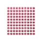 2Pcs/Lot Waterproof Pink Number Sticker Label For Nail Polish Color Gel Varnish Marking Digital Label Sticker Manicure Tool