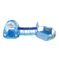 Senior 3-in-1 Foldable Baby Playground Children's Game Tent Baby Ball Fence with Crawling Tunnel Basketball Frame Children Gifts