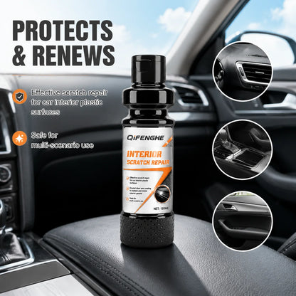 Automotive Interior Renew Liquid Fix Minor Plastic Scuffs Lay Protective Layer Bring Showroom Bright Finish to Car Cabin Parts
