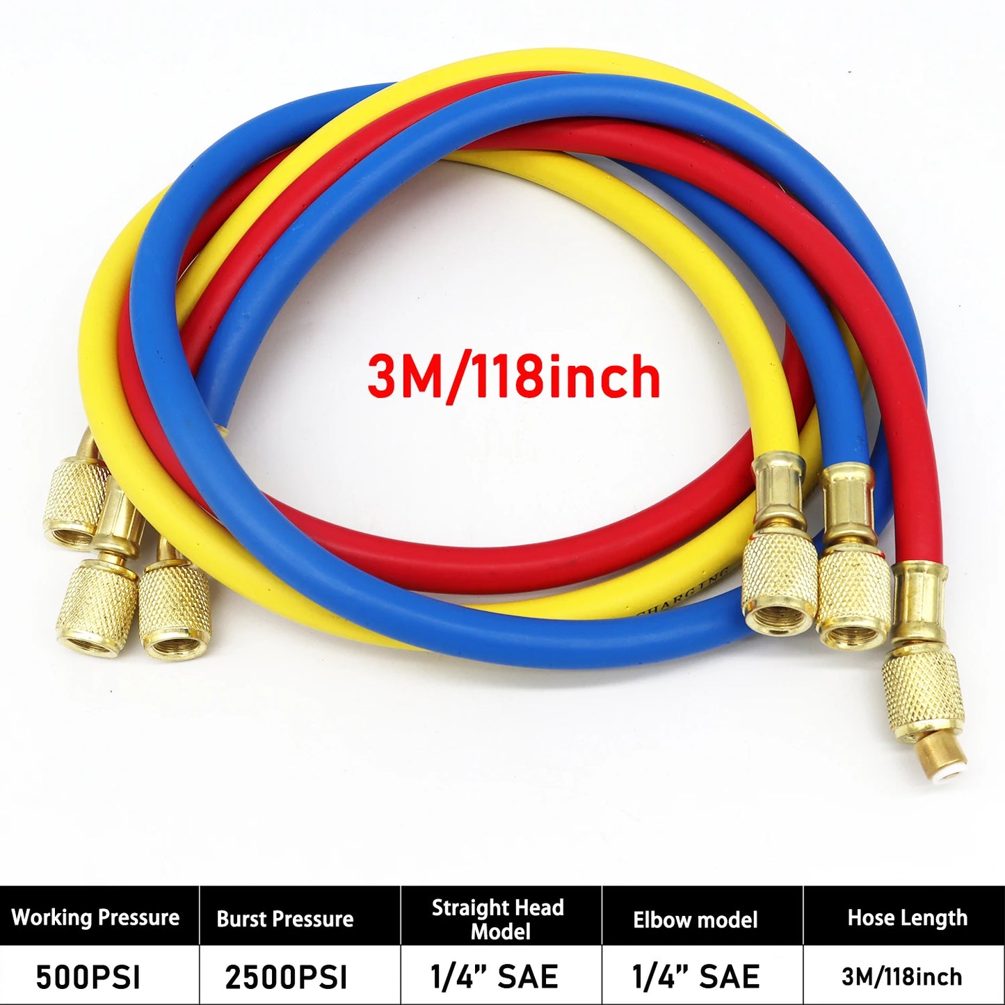 R22 High Pressure Resistant Liquid Filling Pipe for Automotive Air Conditioning Fluorine Refrigerant Refrigerant Pipe 2025 New