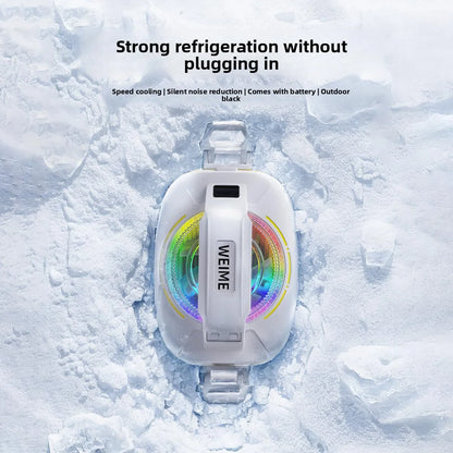 Magnetic Phone Semiconductor Cooler with Rechargeable Battery - 3000mAh Portable Phone Cooler for Gaming & Live Streaming, Clip-