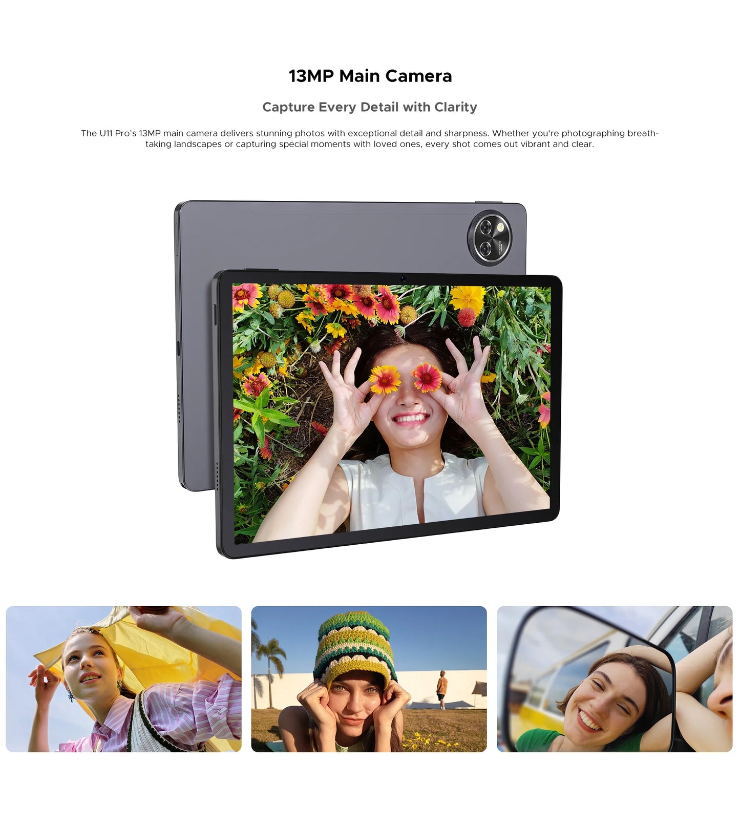 Global Version DOOGEE U11 Pro Android 16 Tablet 30GB(6+24) 256GB 11" HD 90Hz Display 8580mAh Battery Unisoc T7200 Widevine L1