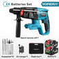 YOFIDRA 26MM Brushless Electric Hammer Drill Multifunctional Rotary Cordless Rechargeable Power Tools For Makita Battery Pin