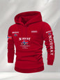 Norwegian Print Fashion Men Women Hooded Sweatshirt Autumn Winter Daily Outdoor Vacation Fitness Casual Loose Warm Sportswear