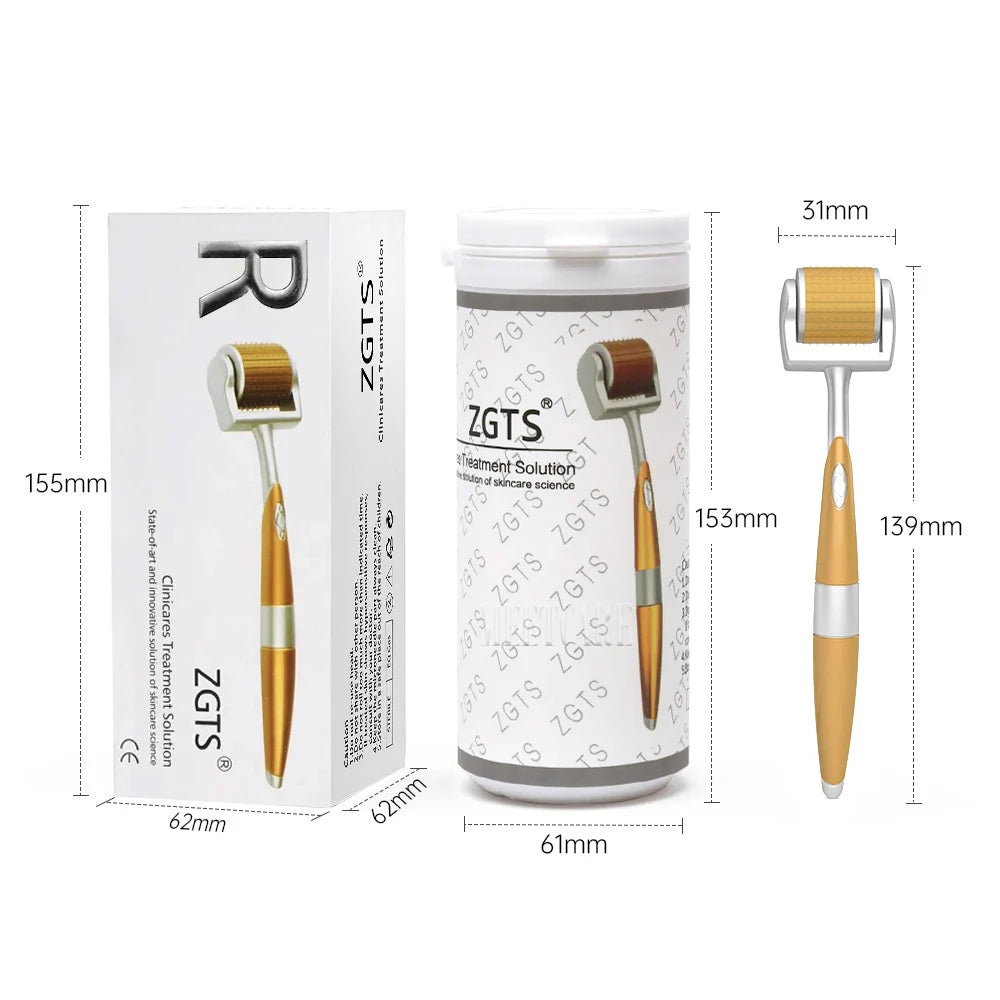 ZGTS 192 Needle Derma Roller Micro Needle Dermaroller Mesotherapy Face Care and Hair-loss Scar Stretch Mark Removal
