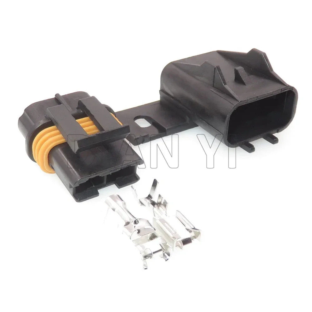 1 Set 2 Way AC Assembly Car Docking Connector For Buick 12103172 12033769 12033731 Automotive Electronic Fan Plug With Cables