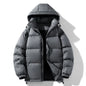 2025 Winter Hooded Men's 90% White Duck Down coat fashion warm Down Jackets casual winter Men thicken winter Jacket size M-4XL