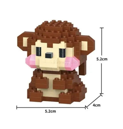 Insect Micro Animals Pet Cats Dog Building Blocks 3D Diamond Model BEE Snail Brick City Construction Toy for Children Kid Gift