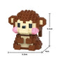 Insect Micro Animals Pet Cats Dog Building Blocks 3D Diamond Model BEE Snail Brick City Construction Toy for Children Kid Gift
