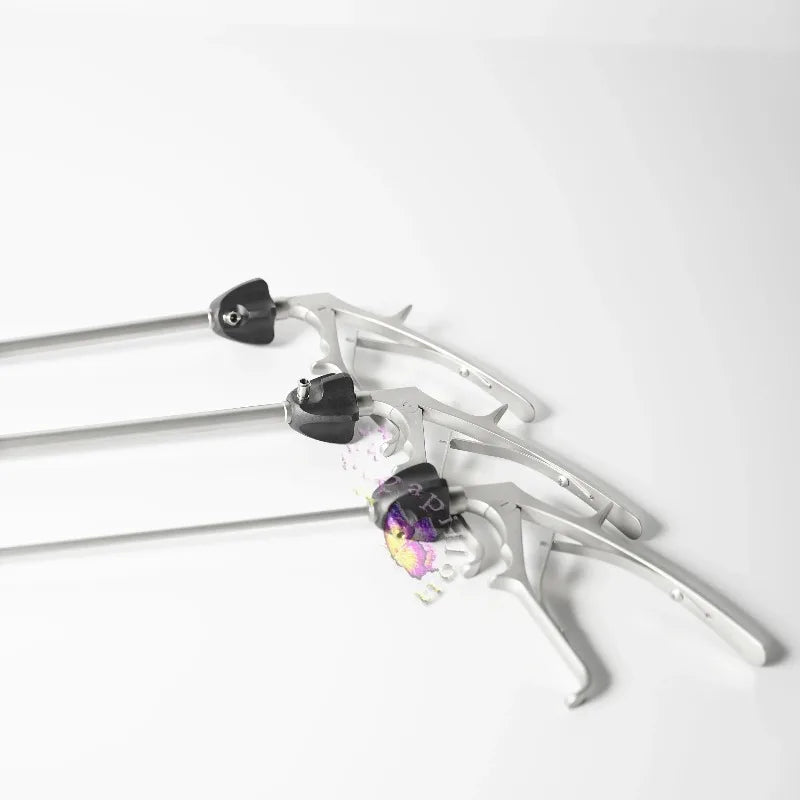 Laparoscopic Titanium Clip Applier Single Action Surgical Forceps with Ligation Clips, 5mm/10mm Hemostatic Clamping Instrument