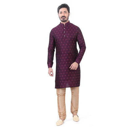 Muslim Kurtta Caftan Dubai Men'S Robe Long-Sleeved Ethnic Style Stand Collar Arabic Clothing National style Middle Eastern
