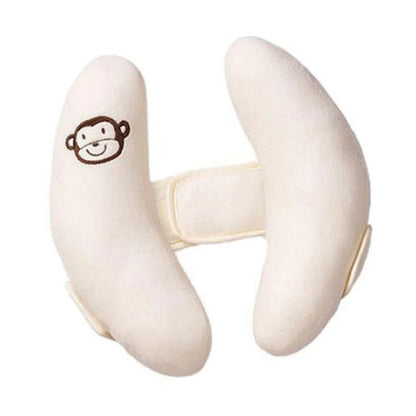 Infant Stroller Neck Pillow Banana Car Seat Head Protector Pillow, Baby Stroller Sleeping Neck Support Pillow, Cartoon Flower