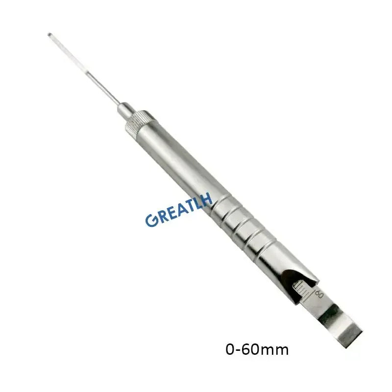Depth Gauge 0mm to 30mm /60mm/40mm/90mm orthopedics Veterinary surgical Instruments