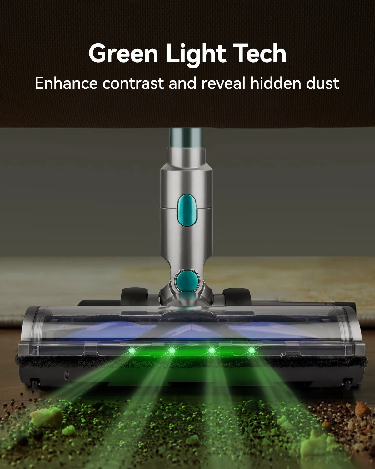 Wireless Vacuum Cleaner, Upgraded Version of Household Green Light Anti Entanglement Floor Brush, Automatic Dust Sensing, Suitable for Hardwood Floors, Carpets, Tiles, Suitable for Hardwood Floors, Carpets, Tiles