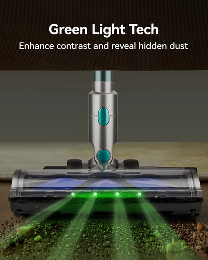 Wireless Vacuum Cleaner, Upgraded Version of Household Green Light Anti Entanglement Floor Brush, Automatic Dust Sensing, Suitable for Hardwood Floors, Carpets, Tiles, Suitable for Hardwood Floors, Carpets, Tiles