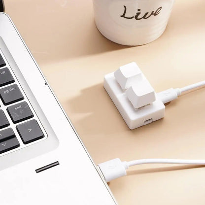 2-key Shortcut Keyboard Copy And Paste USB Custom Programmable Macro Mechanical Keyboard Hot Key Mouse