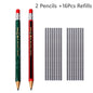 1-42Pcs Mechanical Pencils Set 2B 2.0mm Automatic Student Pencils with Sharpener Color Pencil Leads School Pens Cute Stationery