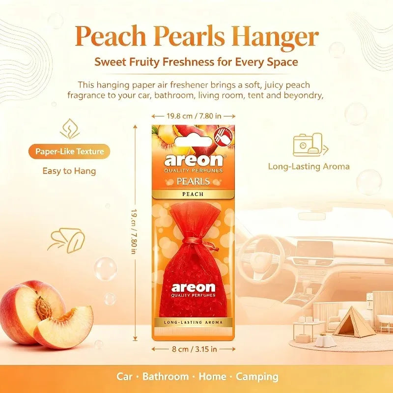 Areon Pearls Mesh Pouch Air Freshener Mixed Scent Bead‑Filled Hanging Fragrance Sachet 10‑40 Pcs