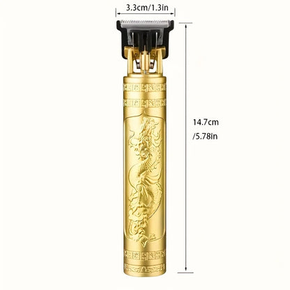 2025 T9 HairClipper Beard Shaving Body Hair Trimmer Clippers Electric Machine Men Haircut Machine  Barber ShaverDragon Carved