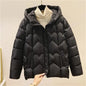 2025 New Style Korean Fashion Winter Jacket Short Down Bread Service Woman Snow Wear Puffer Coats Loose Warm Parkas Hooded Outwe