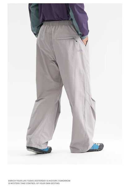 Men Streetwear Fashion Loose Casual Lightweight Quick Dry Sport Pants Women Outdoor Techwear Cargo Baggy Pant Boy Girl Trousers