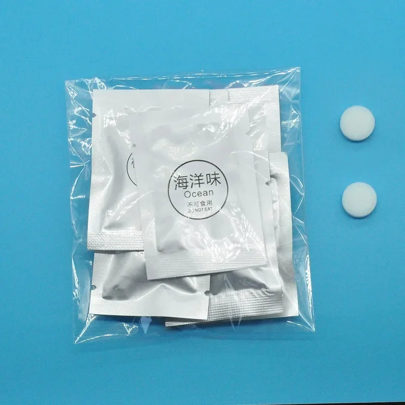 50/40/30/20/10pcs Car Air Freshener Supplement 7 Pcs/Lot Solid Car Perfume Car Air Conditioner Vent Auto Ocean Refill Air Outle