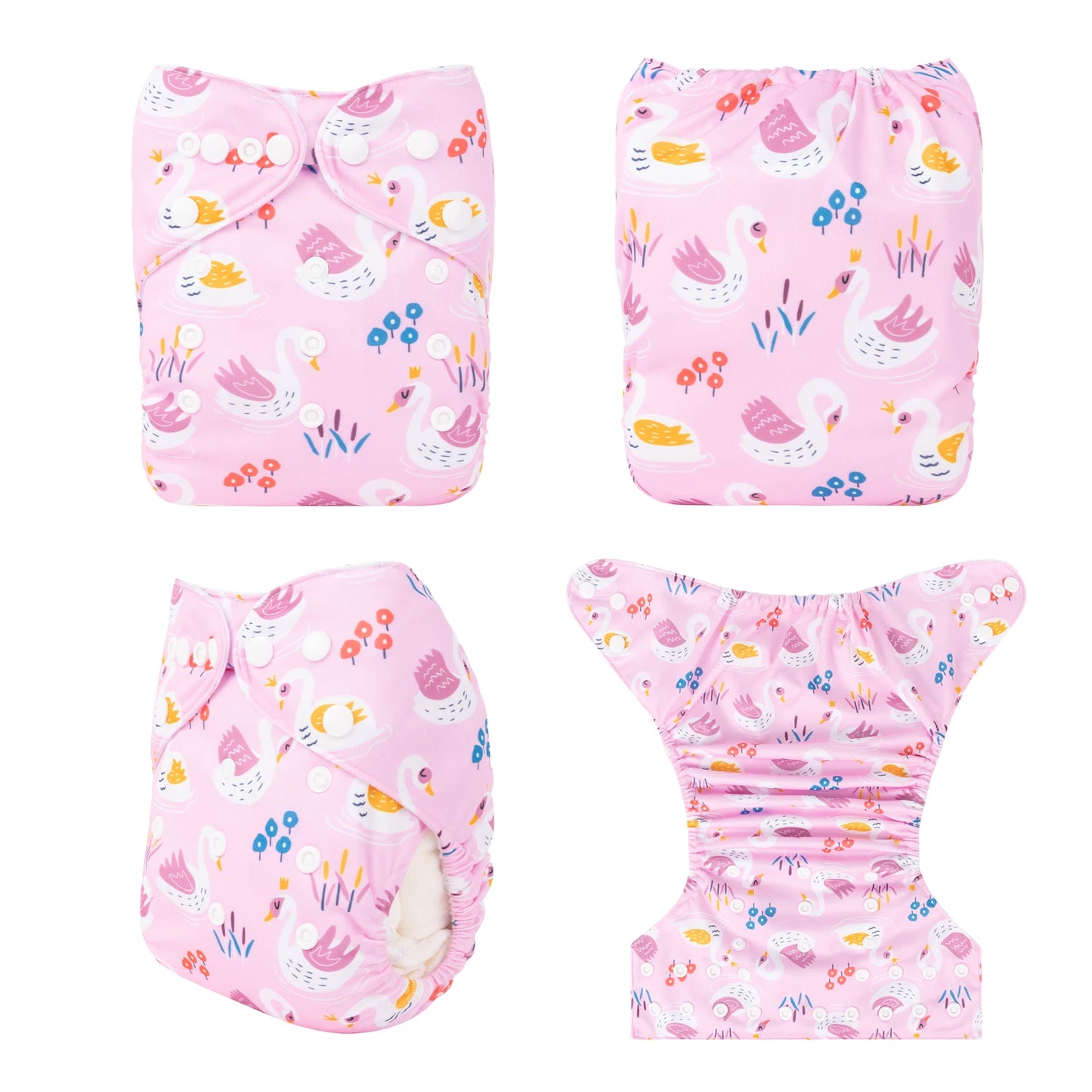 U Pick ALVABABY Digital Position Cloth Diapers Baby Reusable Modern Cloth Nappy for Baby with 1pc Microfiber Insert