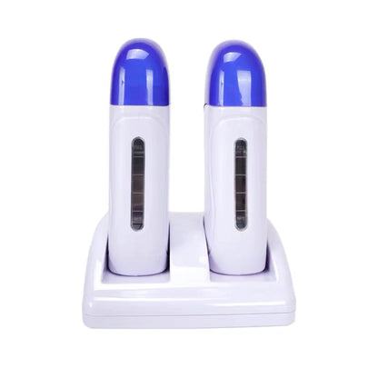 Wax Warmer for Hair Removal Double Depilatory Roll On Wax Heater Mild Home Waxing Machine Suitable for Arm Legs Face Back Armpit