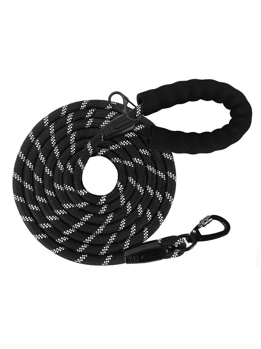 Dog Training Lead, Long Dog Lead 1.5M/2M/3M, Long Rope with Padded Handle for Small, Medium/Large Dog