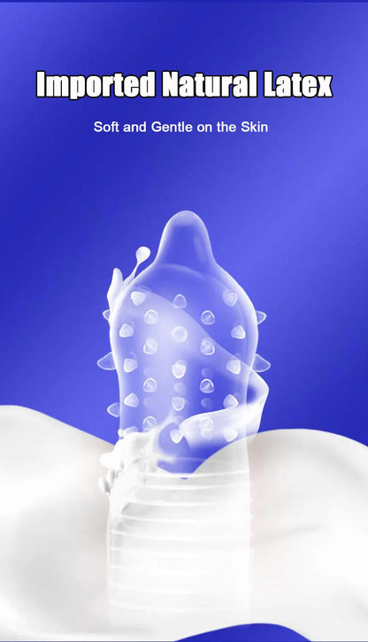 Ultra Thin Condoms Sex Toys for Men Nature Rubber Latex Condom Hyaluronic Acid Lubricant Vagina Moist Sex Shops Adult Product