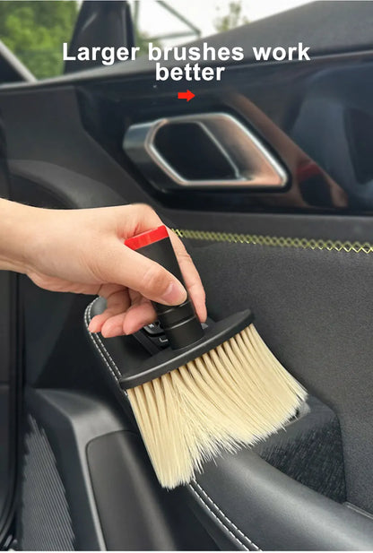 SEAMETAL Detailing Car Cleaning Brush Universal for Car Interior Cleaning Air Outlet Seat Gap Dashboard Soft Hair Clean Brushes