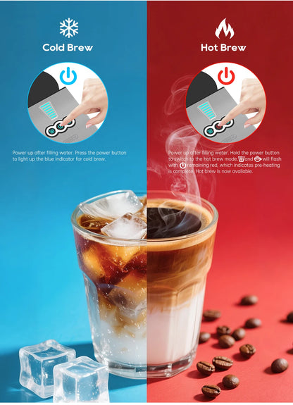 HiBREW Coffee Machine 4in1 Multiple Capsule Espresso Dolce Milk Nes ESE Pod Powder Coffee Maker Stainless Metal H3D