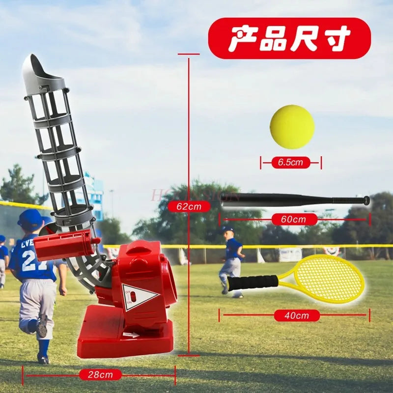 Baseball automatic server, tennis server, children's sports equipment, parent-child interactive games, outdoor ball toys