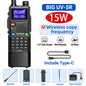 Baofeng UV 5RH 10W Air Band Walkie Talkie Long Range Wirless Copy Frequency Type-C Baofeng UV 5R MINI UV 21 PRO 2 Way Ham Radio