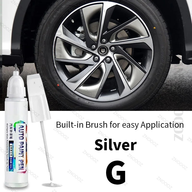 For LEXUS RX Touch Up Paint Wheel Repair Kit Quick And Easy Wheel Scratch Repair Rim Paint For Car Wheel Repair Silver Black