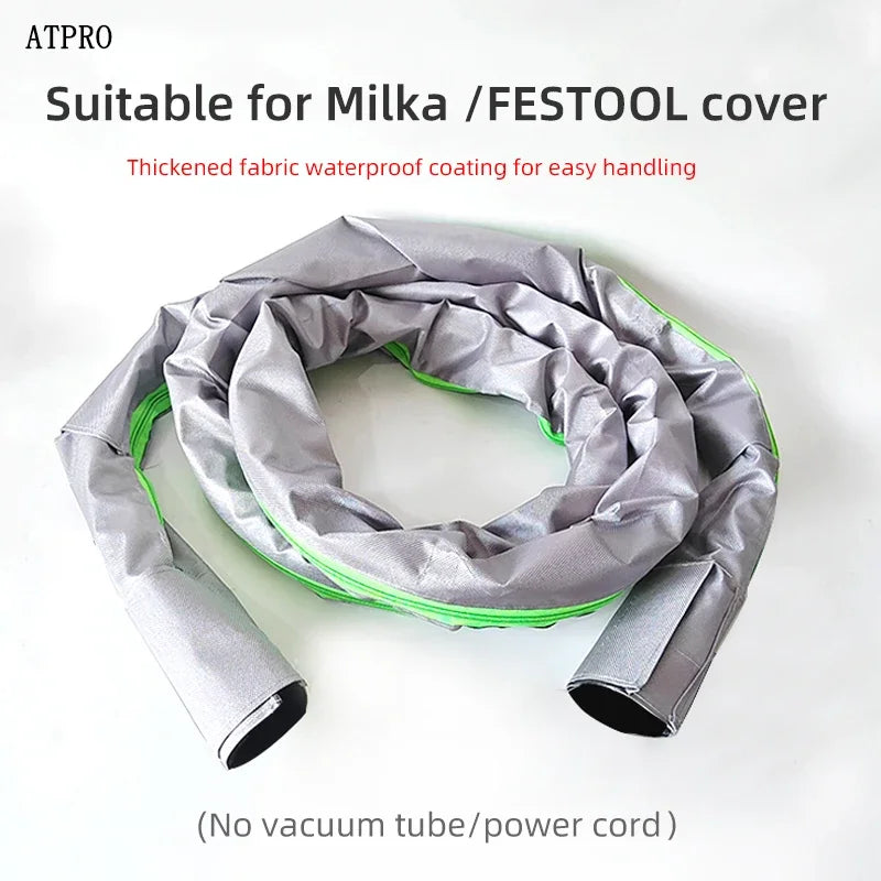 3.5m / 5m Vacuum Pipe Protective Sleeve For MIRKA/FESTOOL Vacuum Cleaner Dust Hose Thickened Cloth Cover