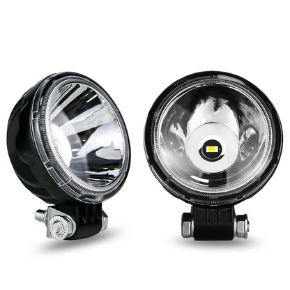 Lupuauto 3inch Led Work Light Offroad Round Spotlights Light 12V 24V 4x4 Offroad Fog Lights For Motorcycle Car ATV Race Dirt