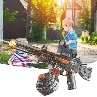 UMP45 Electric Water Gun Full Automatic Submachine with Light Large-Capacity Outdoor Beach Swimming Pool Shooting Game Kid Toy