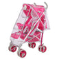 Transparent Baby Trolley Rain Cover Universal Waterproof Breathable Stroller Raincoat Zipper Opens Umbrella for Cart Accessories