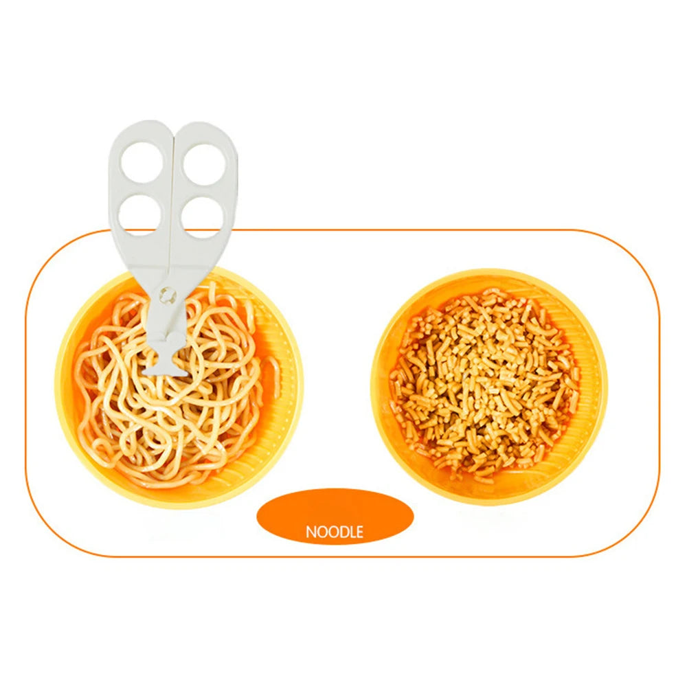 Baby Food Scissors Kids with Case Travel, Kitchen Scissors for Food with Safety Lock, Baby Food Cutter, BPA Free