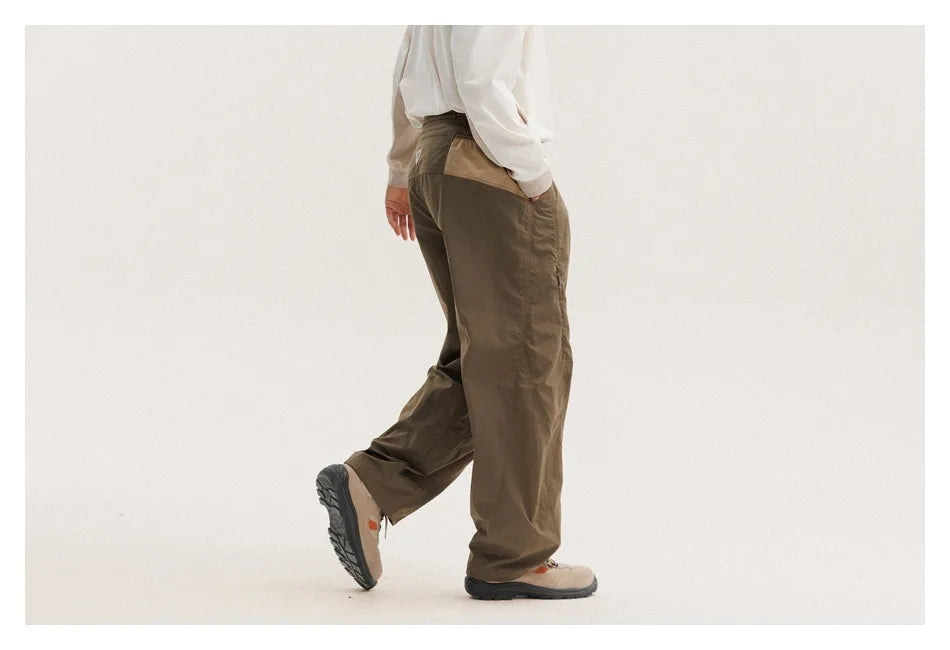 Outdoor Sports Casual Track Pants Men Women Lightweight Hiking Breathable Waterproof Quick Dry Loose Techwear Cargo Pant Trouser