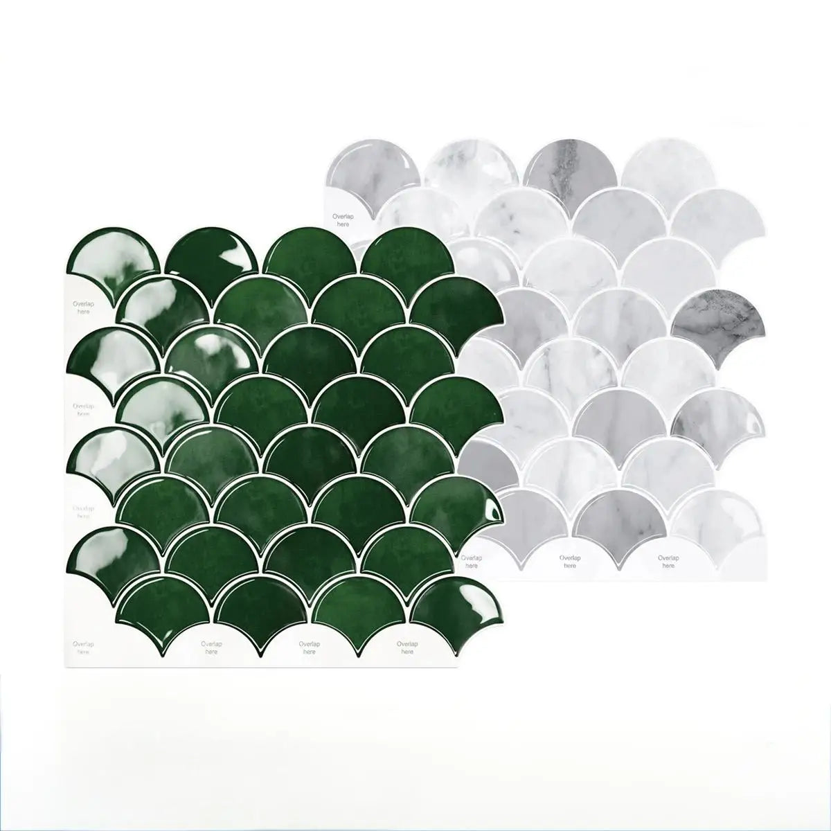 1/10/20pcs Self Adhesive Wall Tiles, Heat Resistant Peel And Stick Kitchen Backsplash, Waterproof , Stickers For Home Decor