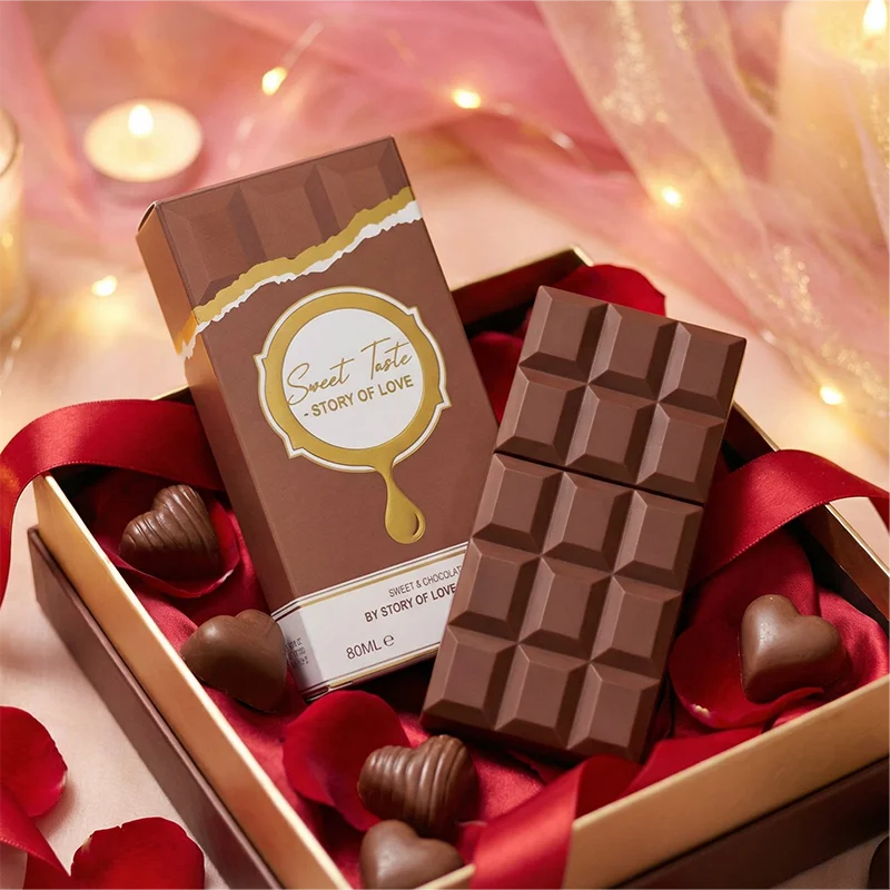 Sweet Chocolate Unisex Perfume 100ml Sweet Fragrance Long-lasting Scent Body Spray Creative Design Must-have For Daily Commutes