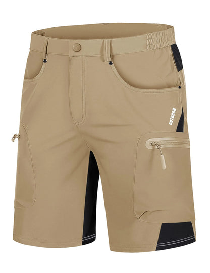 TACVASEN Men's Lightweight Shorts Outdoors Hiking Fishing Short Pants with Multiple Pockets Quick Dry Summer Work Cargo Shorts