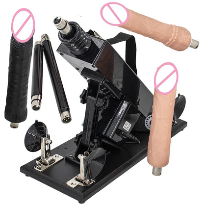 FREDORCH Upgraded Sex Machine for Women with Dildos Automatic Masturbation Machine Pump Gun Love Machine Couple Sex Toys